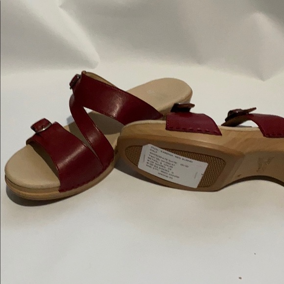 Dansko Karena Red Burnd Calf - Picture 2 of 3